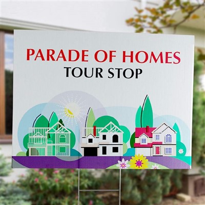 PP Corflute 광고 사인